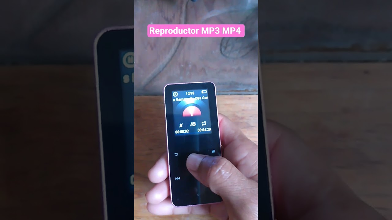 # reproductor MP3 MP4 metálico que pedi de temu