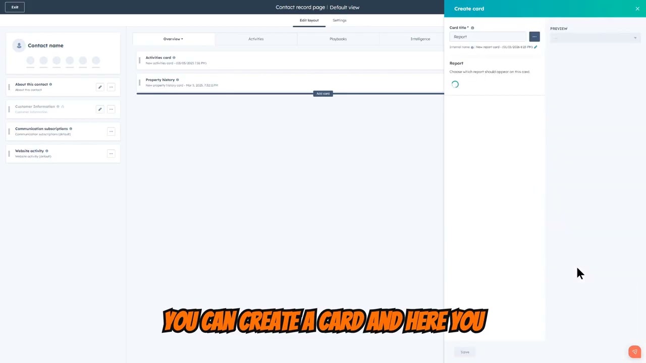 How to Add Reports to CRM Records in HubSpot