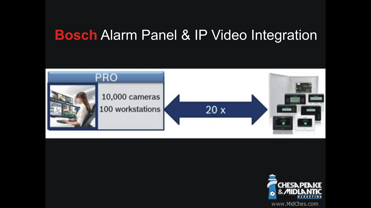 Adding Bosch alarm panels to Bosch VMS and Divar IP