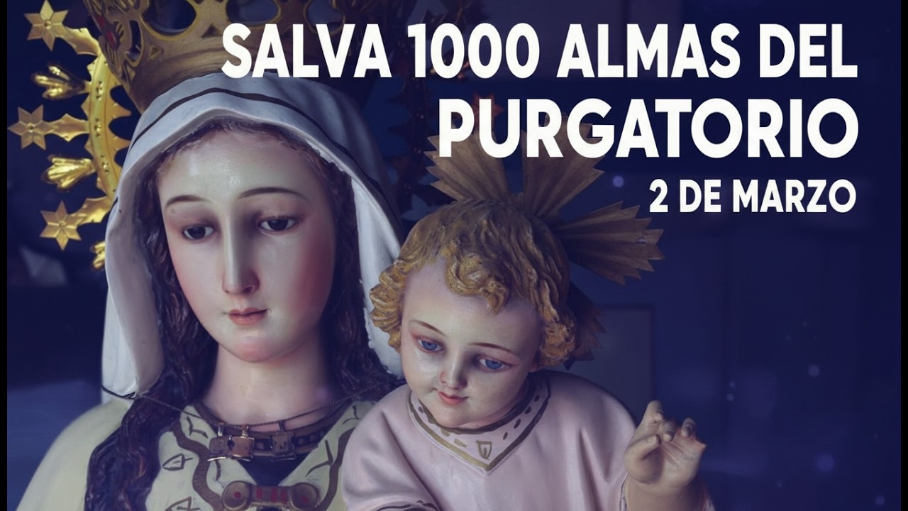 Rosario para sacar 1000 almas del purgatorio: Oración por el descanso eterno.