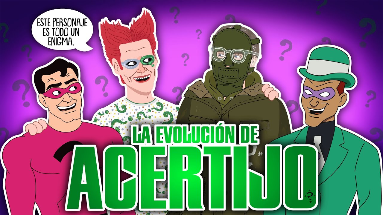 La evolución de Acertijo (Riddler) (ANIMADA)
