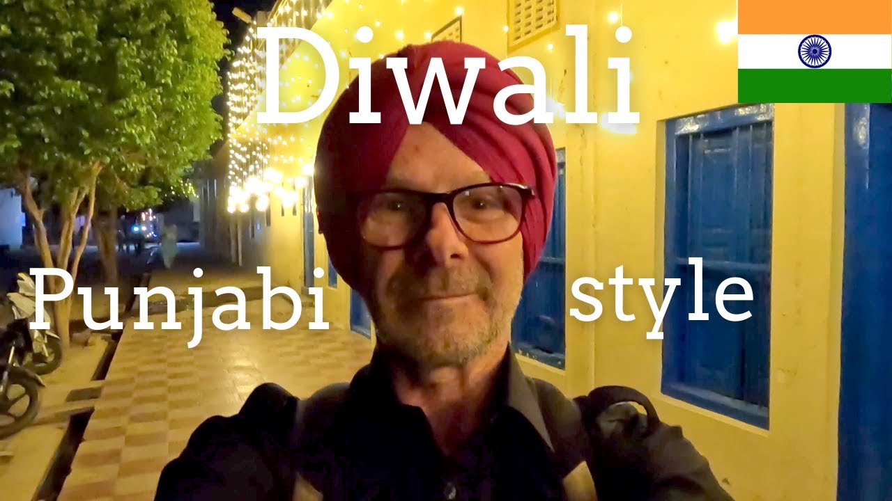 Australian dresses Punjabi style for Diwali - Foreigners in India