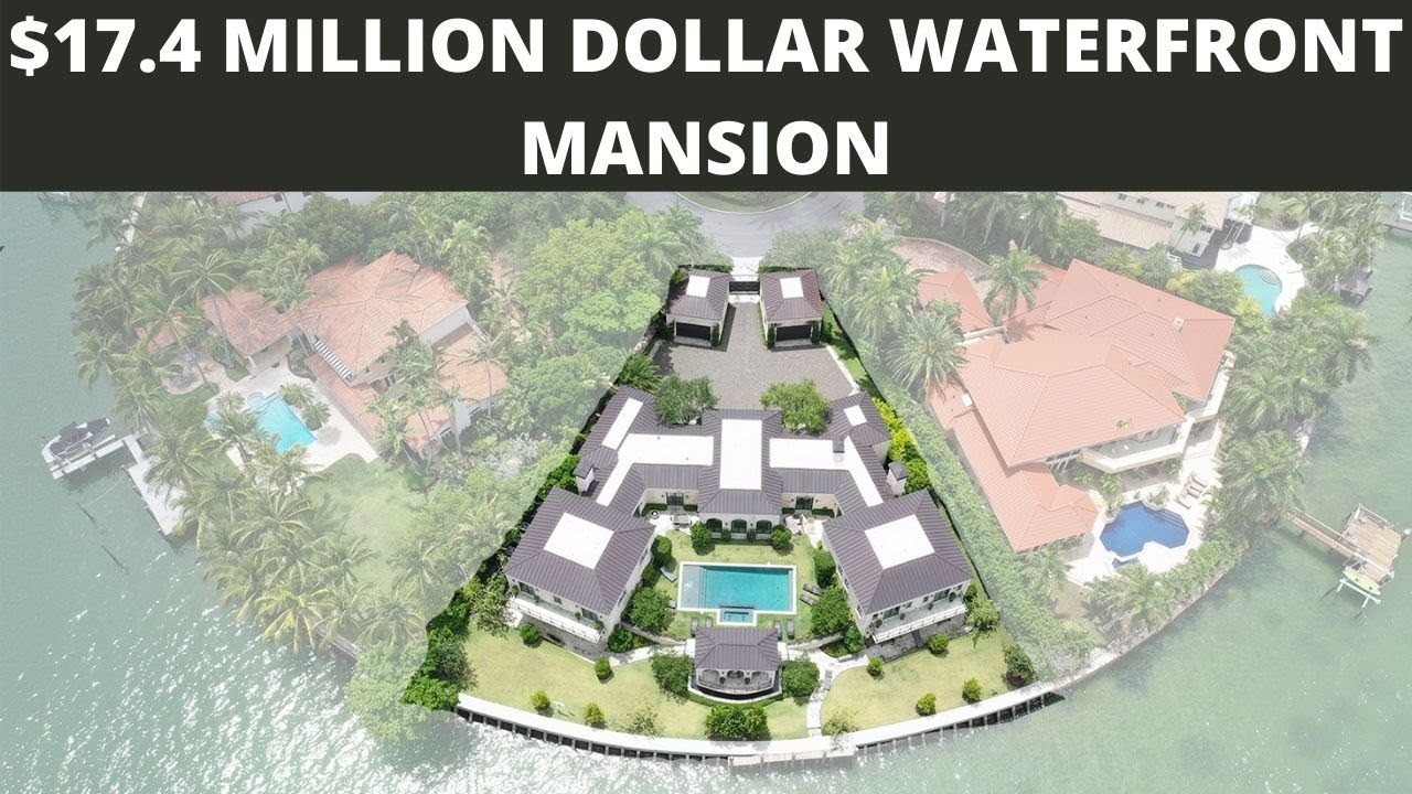 WATERFRONT LUXURY HOUSE IN GATED COMMUNITY - MIAMI BEACH