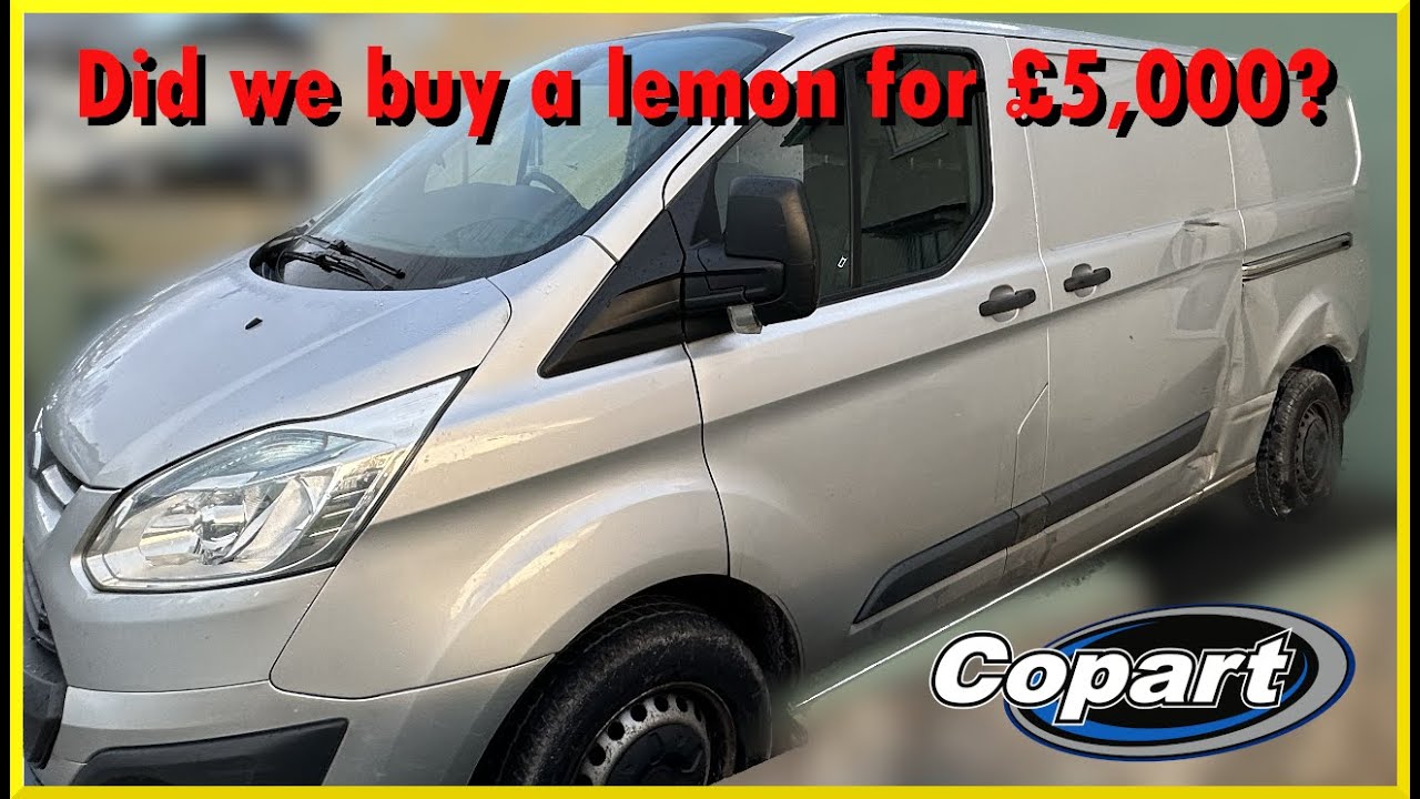 Покупка подержанного фургона на аукционе Copart | Ford Transit Custom CAT N!