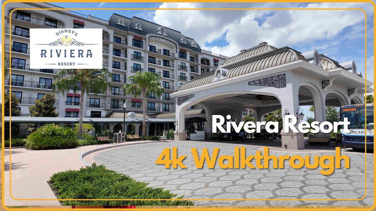 Disney&rsquo;s Riviera Resort Walkthrough | Hotel & Grounds Tour in 4K