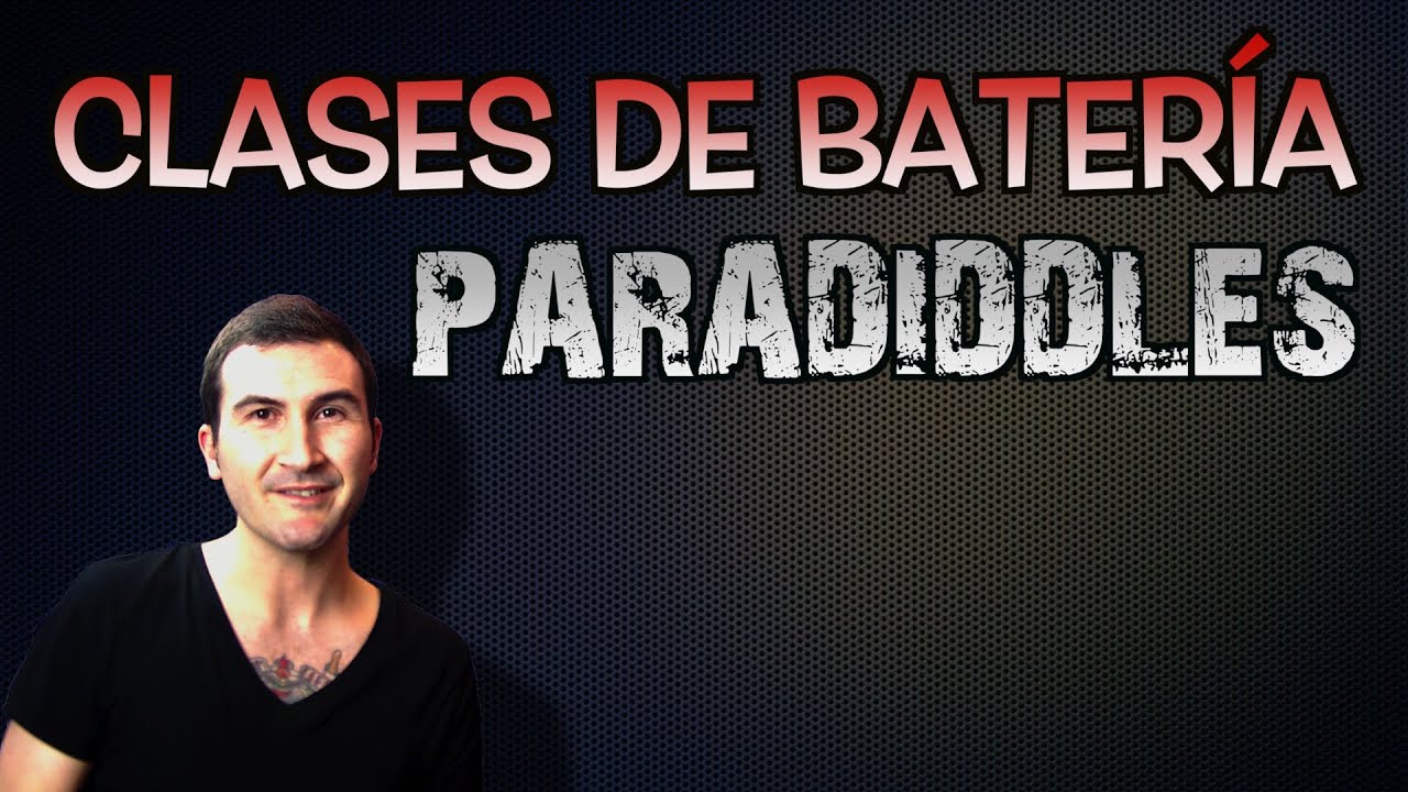 Clases de batería - Rudimentos - Paradiddles