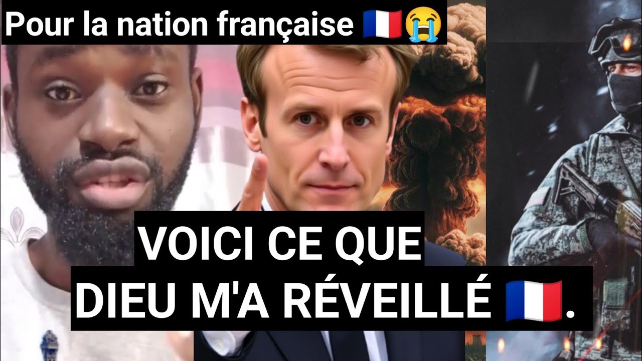 😭 Il parle de la prophetie qu'il a re&ccedil;u sur la France 🇫🇷🗼😭. 