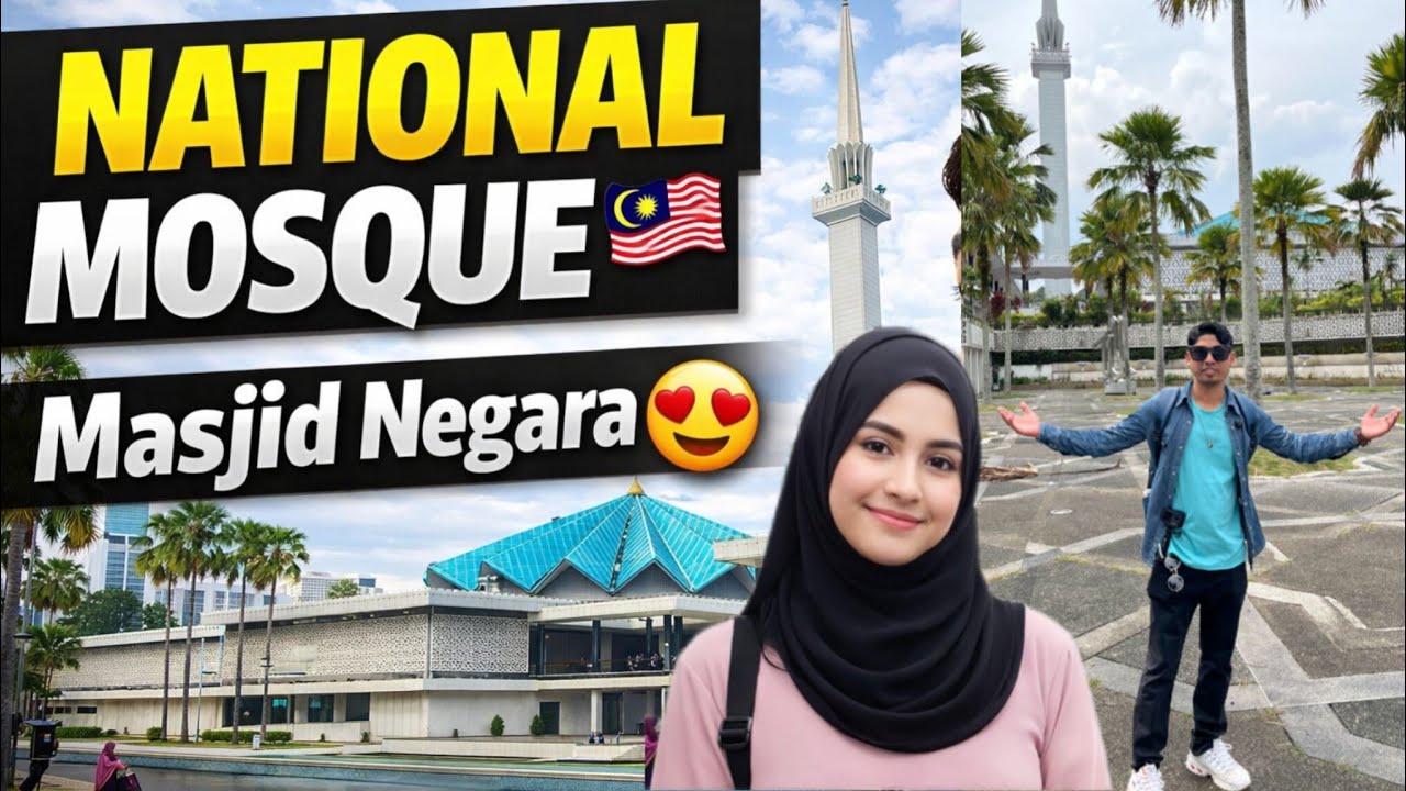 मलेशिया की राष्ट्रीय मस्जिद | Masjid Negara Malaysia 🇲🇾 | Full Tour & Experience