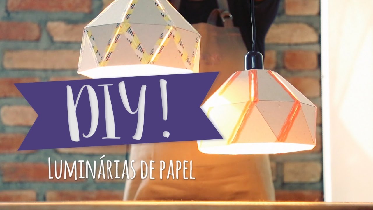 DIY: Lumin&aacute;rias de papel | WESTWING