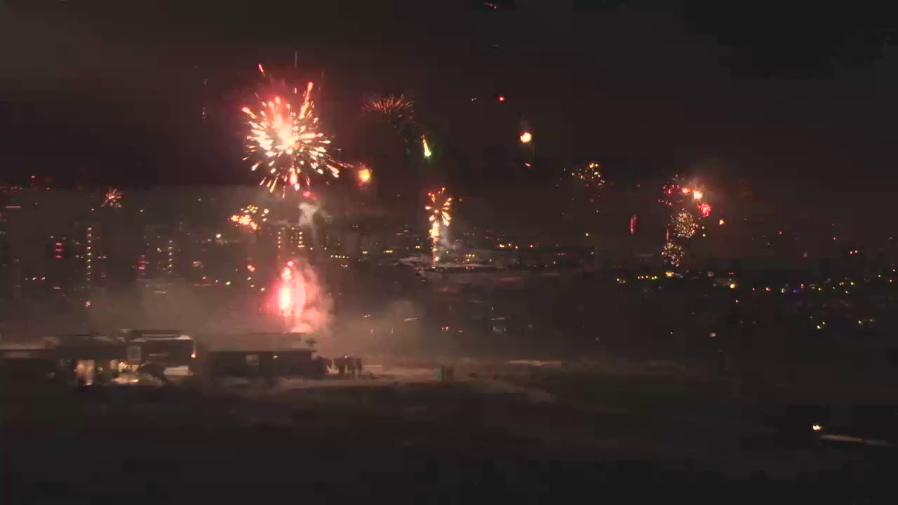 New Years Eve 2017 in Reykjavik Iceland