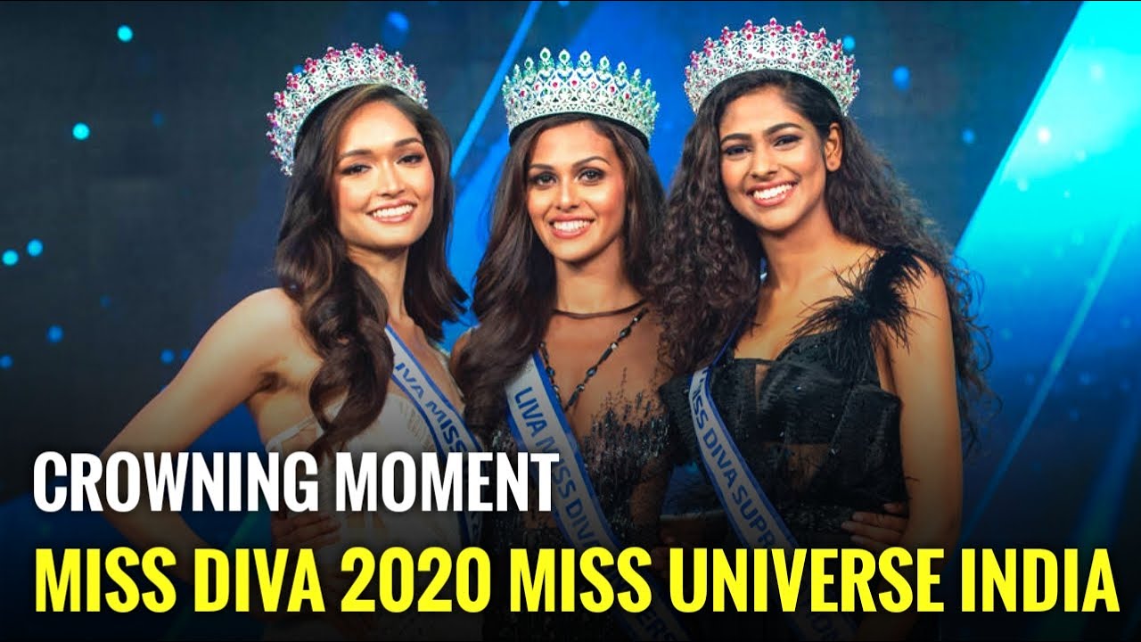 Liva Miss Diva 2020 HD Crowning Moments of Adline Castelino, Aavriti Choudhary and Neha Jaiswal