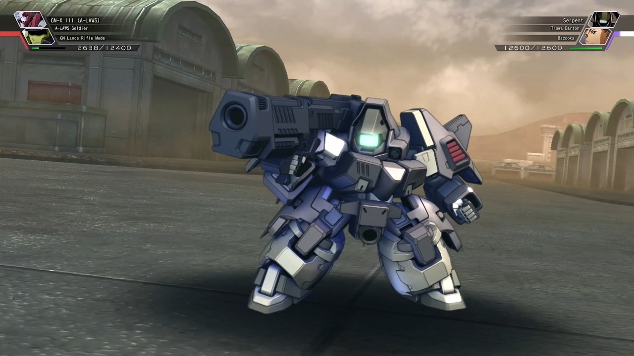 SD Gundam G Gen Cross Rays - MMS-01 Serpent (Trowa Barton) (Gundam Wing Endless Waltz)