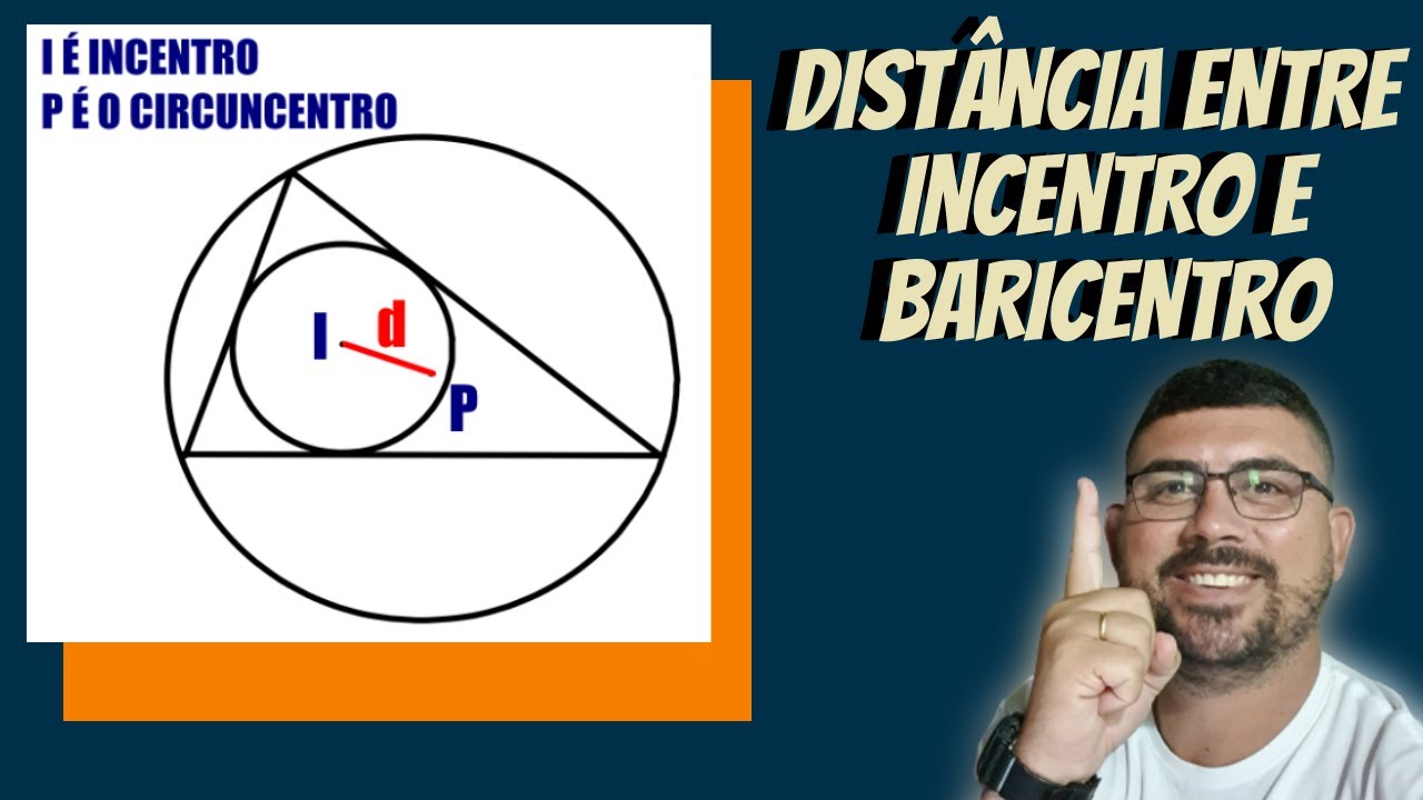 COMO CALCULAR DISTÂNCIA ENTRE INCENTRO E CIRCUNSCRITO/ GEOMETRIA PLANA NA VEIA/ CEVIANAS NOTÁVEIS