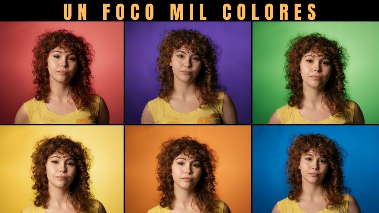 ¿Puede un FOCO RGB sustituir tus fondos de COLORES?