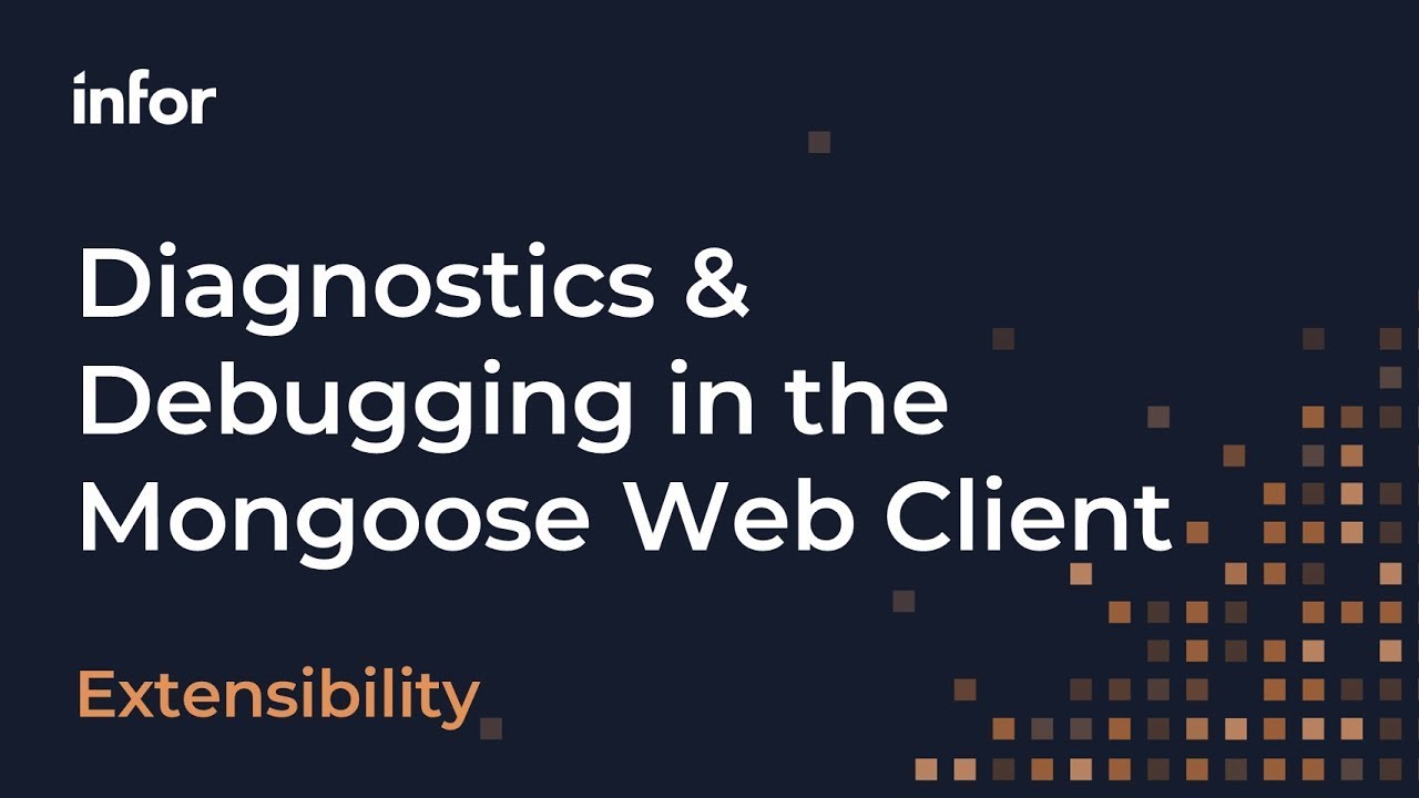 How To Use the diagnostic and debugging tools in Mongoose Web Client