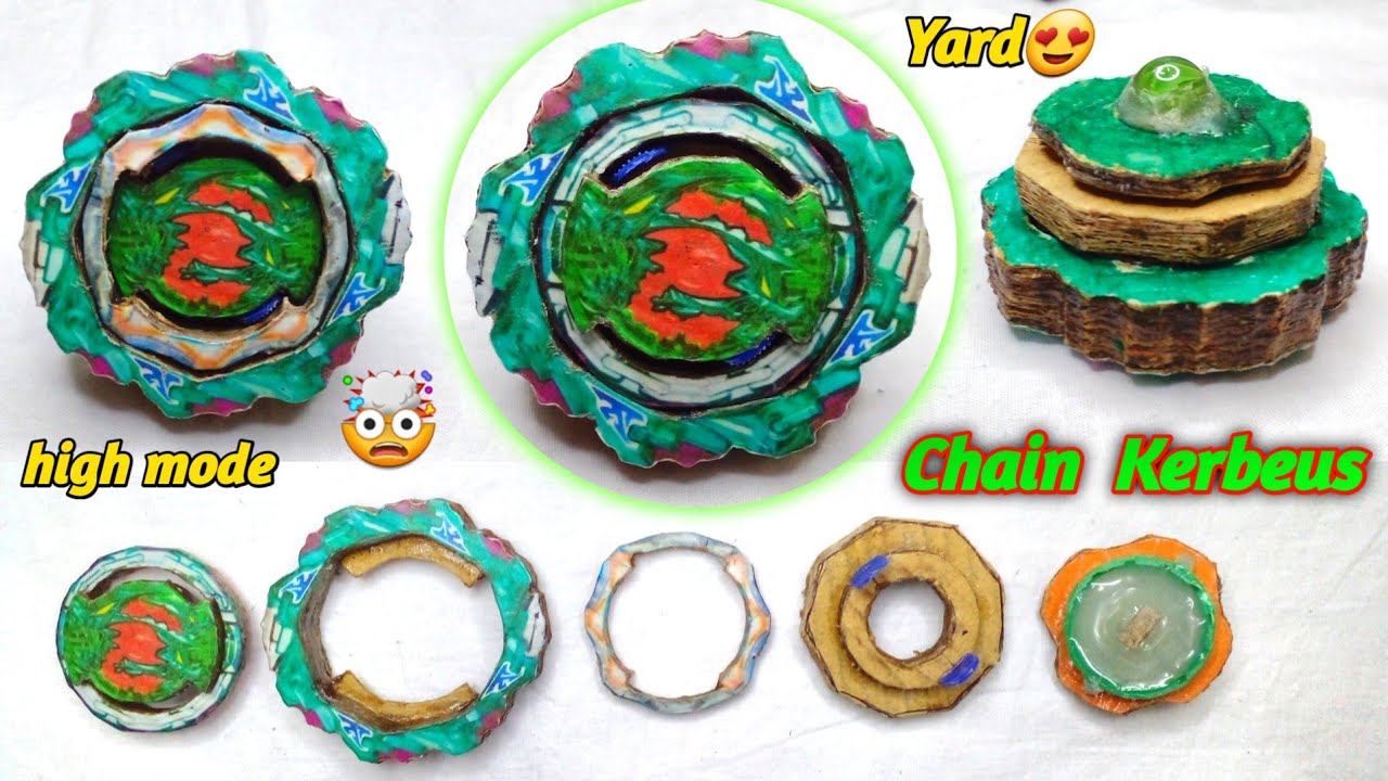 How to make Chain Kerbeus Beyblade 🔥| making with BU system 🤩| sonic ideas