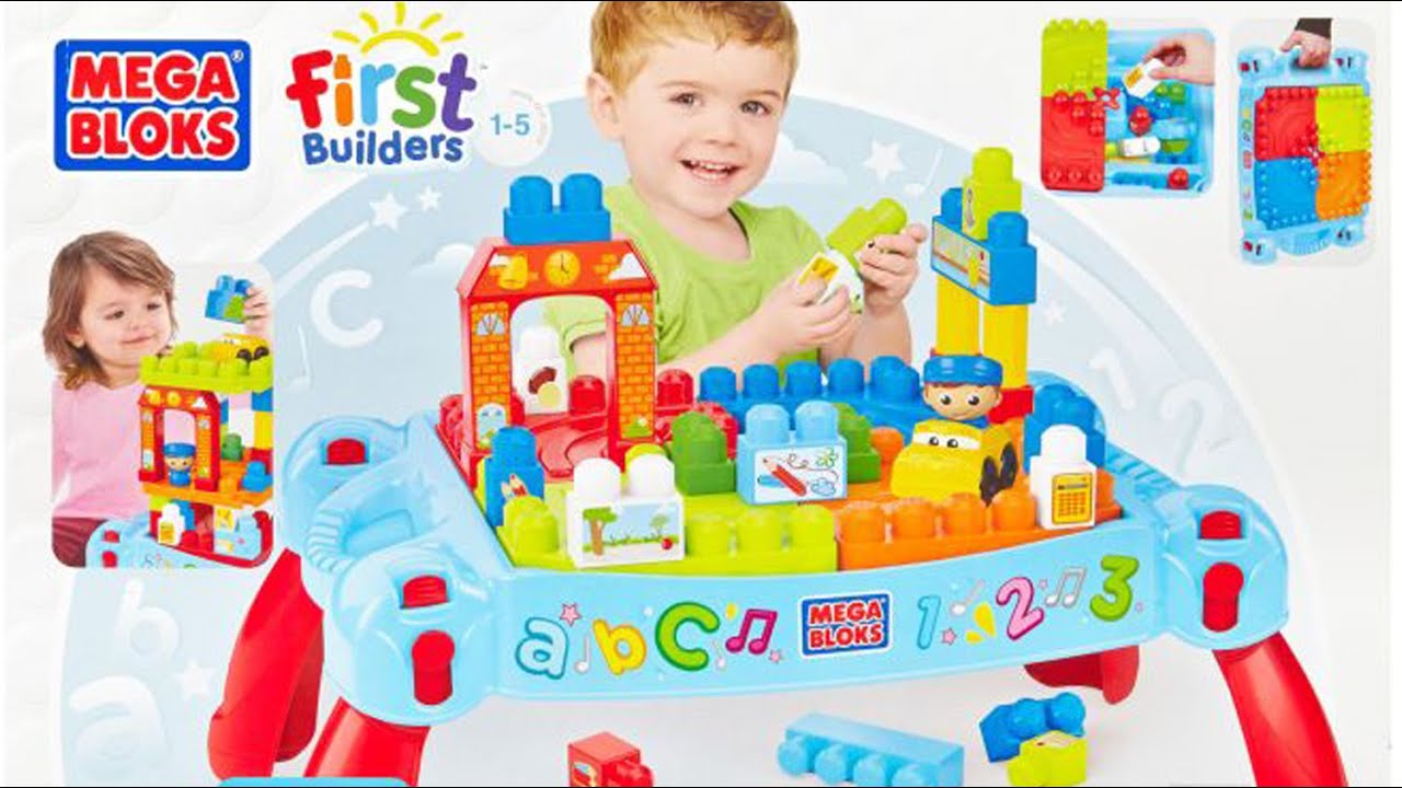 Play 'n Go Table / Stolik do Budowania -  First Builders - Mega Bloks - MegaDyskont.pl