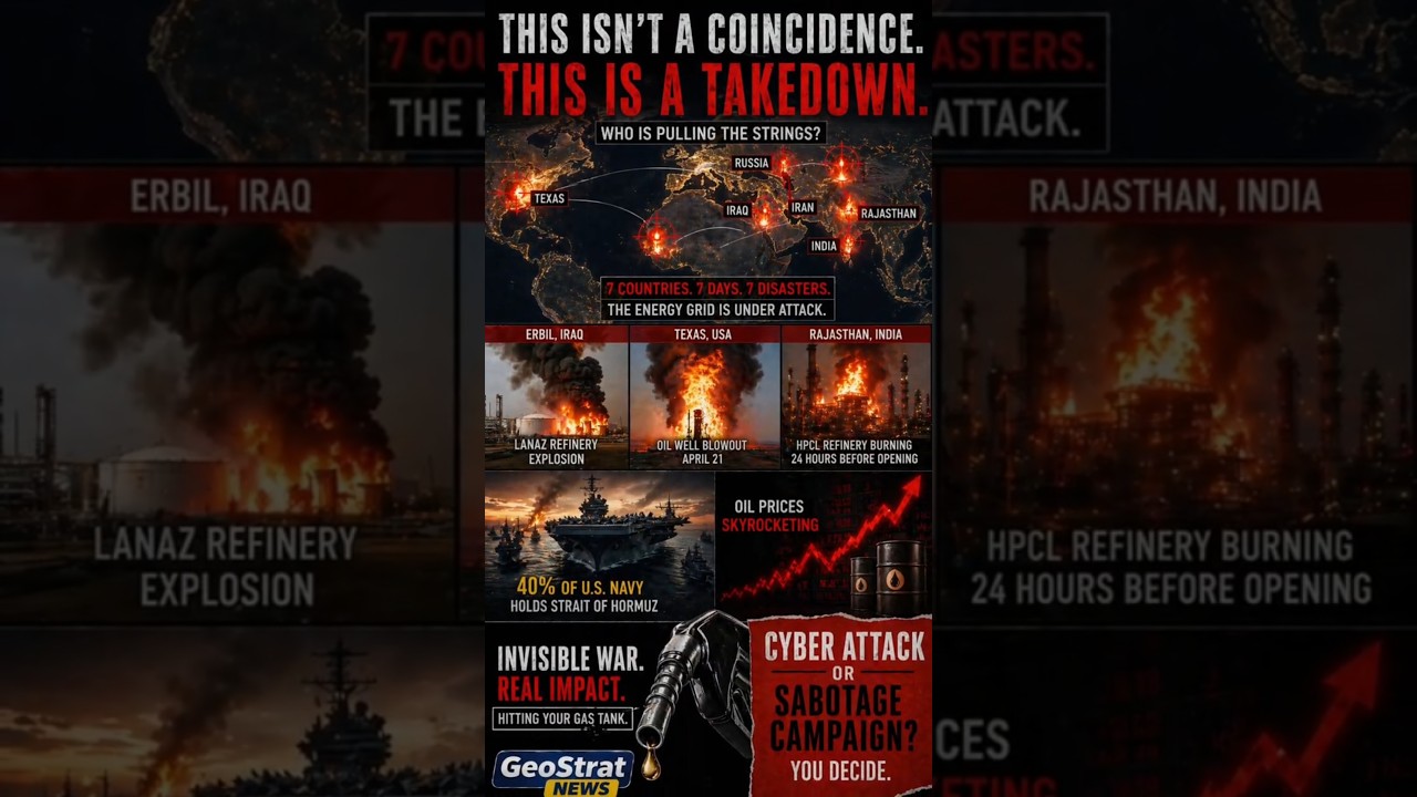 7 DAYS, 7 COUNTRIES! The Global Refinery Apocalypse Explained 🇺🇸🌎 #GeoStratNews