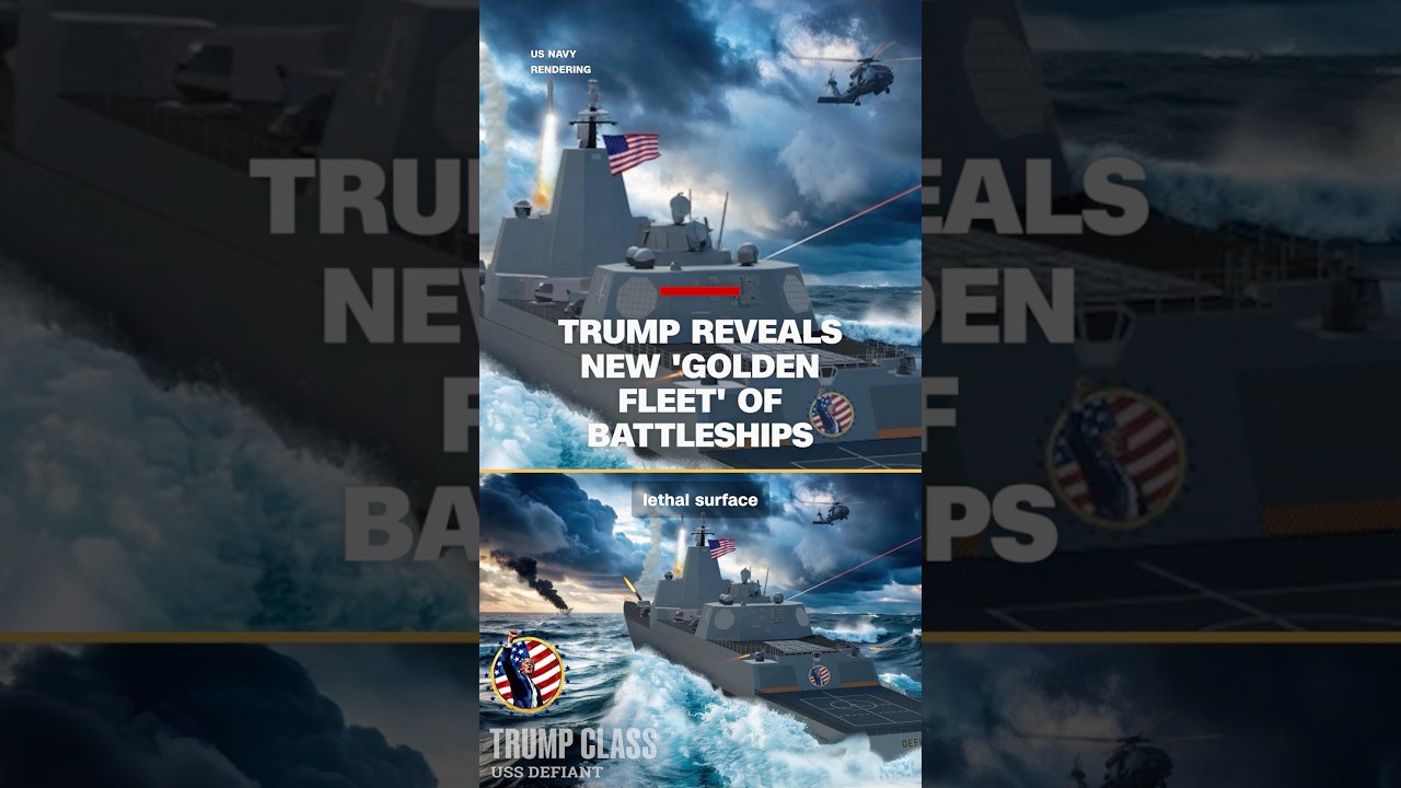Trump reveals new 'Golden Fleet' of battleships