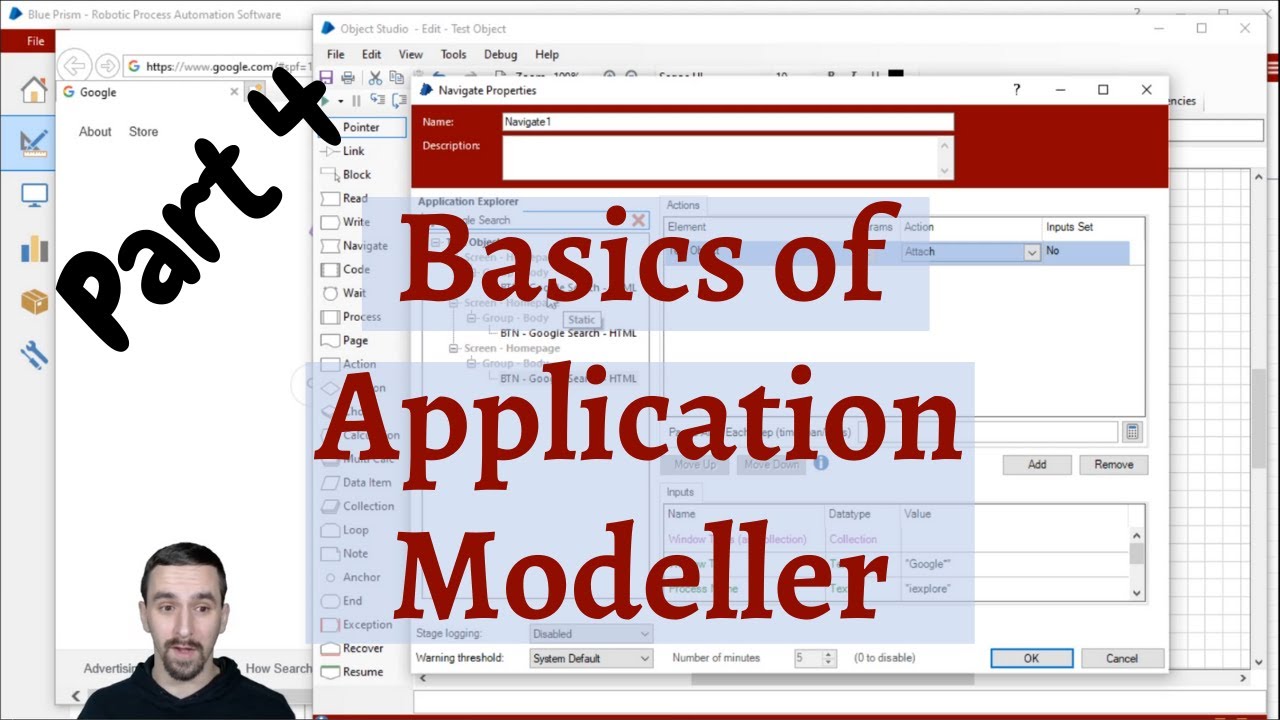 Basics of Application Modeller - Part 4 Win32 AA UIA Modes (Blue Prism)