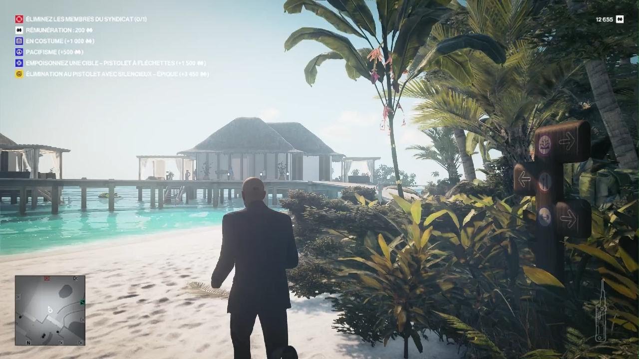 HITMAN 3 îLE MALDIVE FREELANCE SANS TRACE