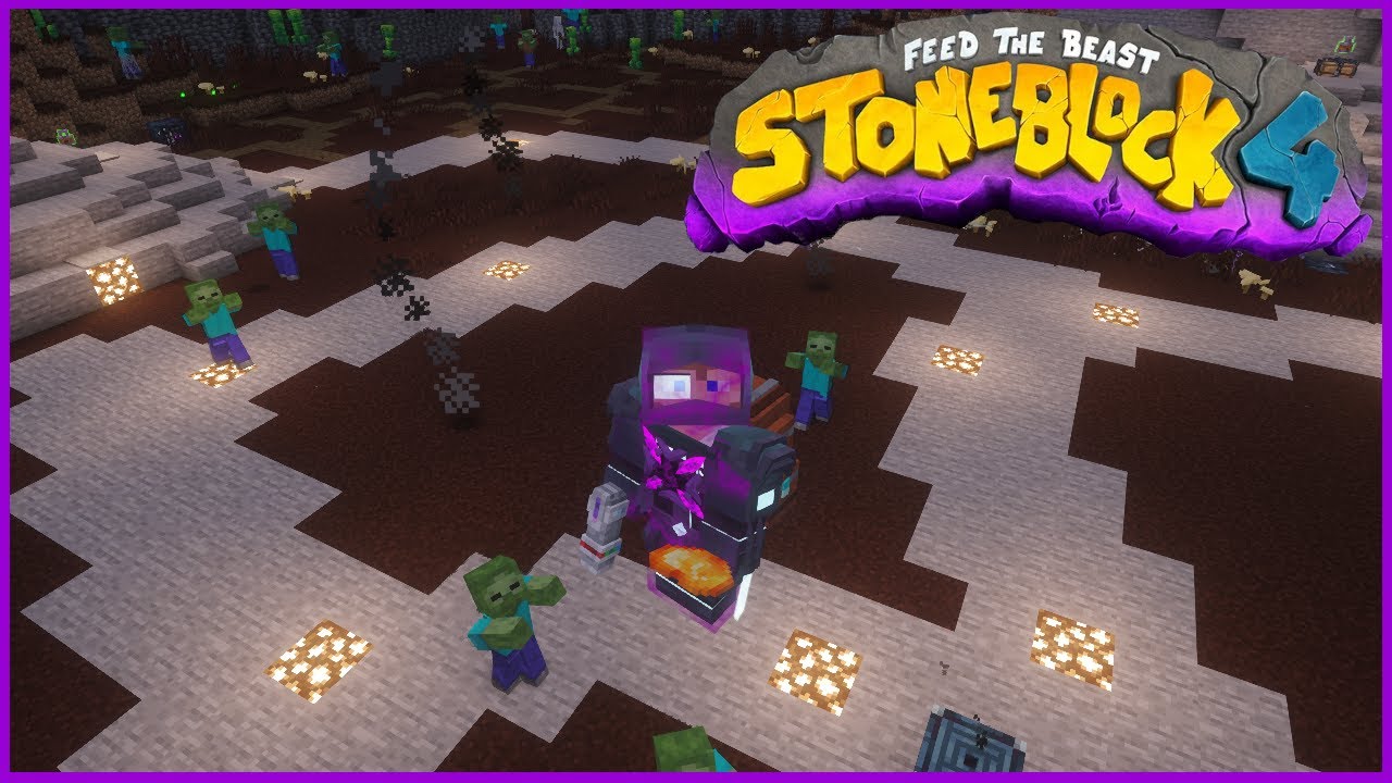 FTB Stoneblock 4 - Эпизод 25 - Сердце Дракона! Сумеречный Лес!