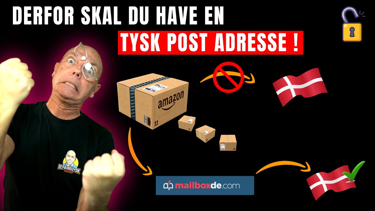 Derfor skal du have en Tysk Adresse ! - Forwarding af Pakker ! (Unlocked Medlems Video)