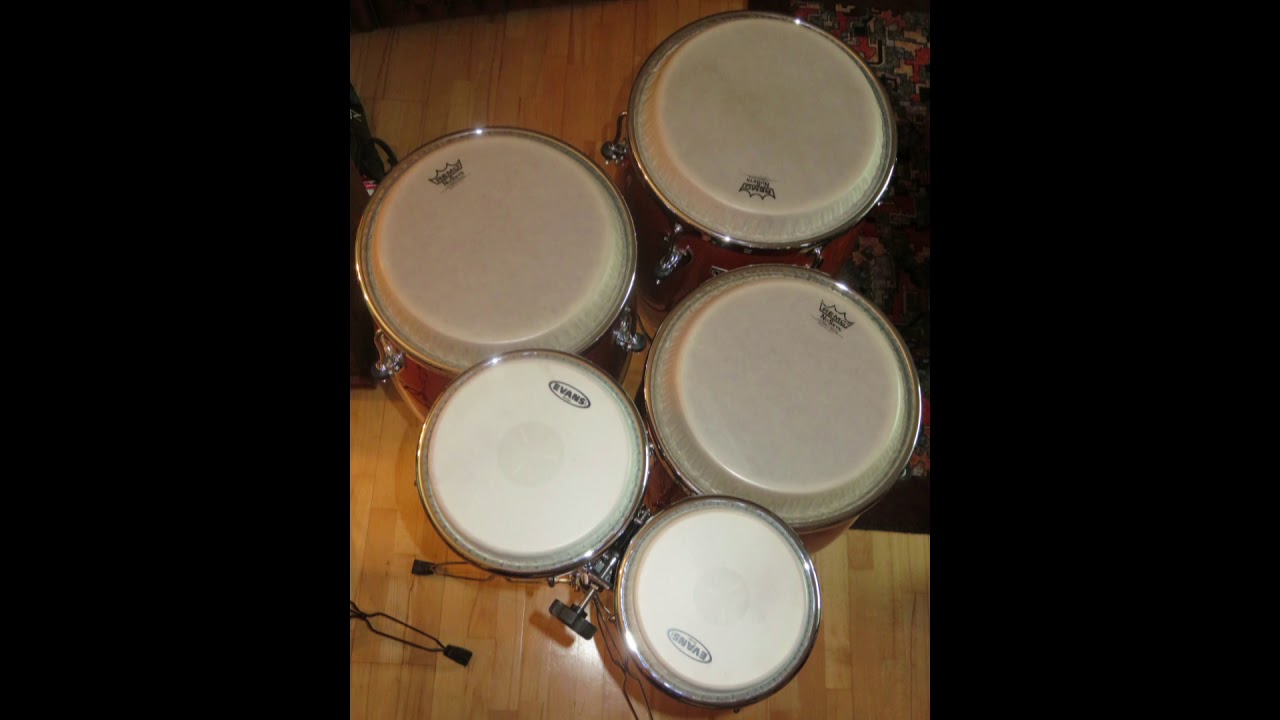 120 bpm Latin Rock Percussion Jam Track Studio