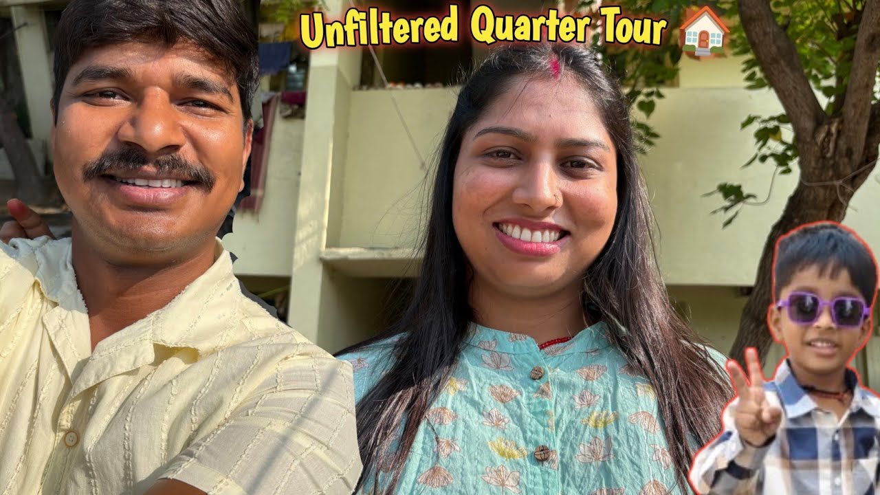 Government Quarter Tour 🏠 #youtubefamily #couplevlog #dailyvlog 