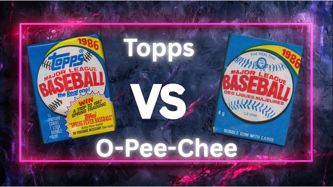 1986 Topps VS. O-Pee-Chee pack showdown. What is the better pack of cards?