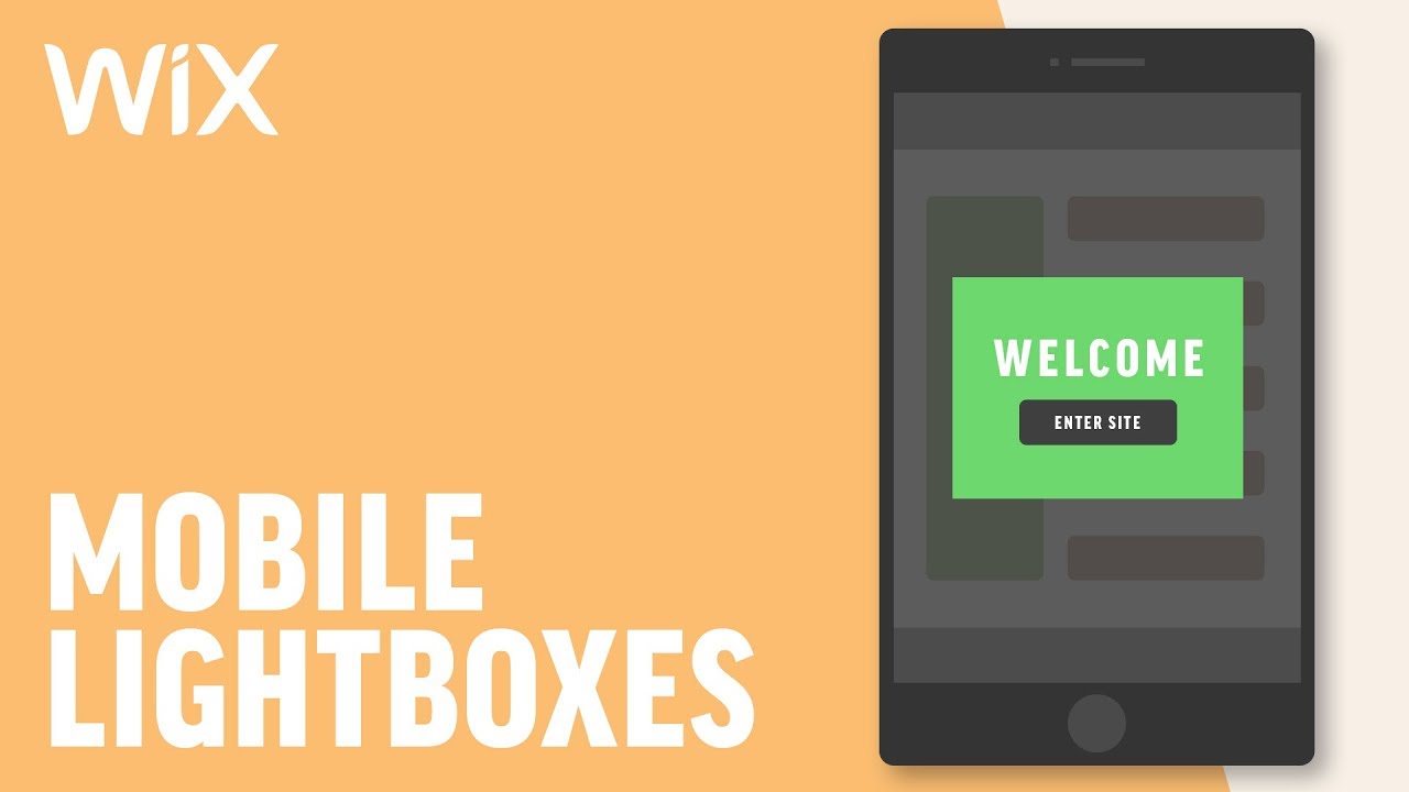 Mobile Lightboxes | Wix Tutorial