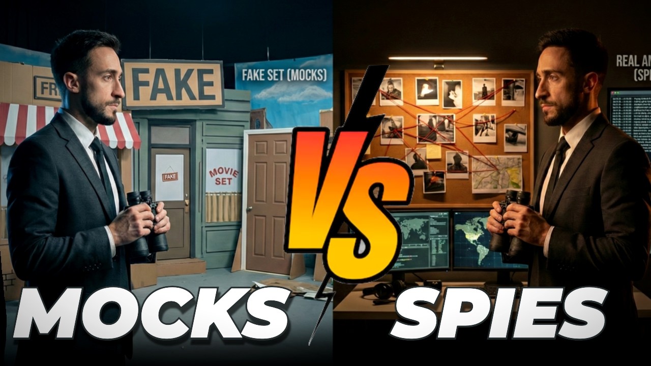 Mock é dublê, Spy é câmera escondida (entenda TESTES de uma vez)