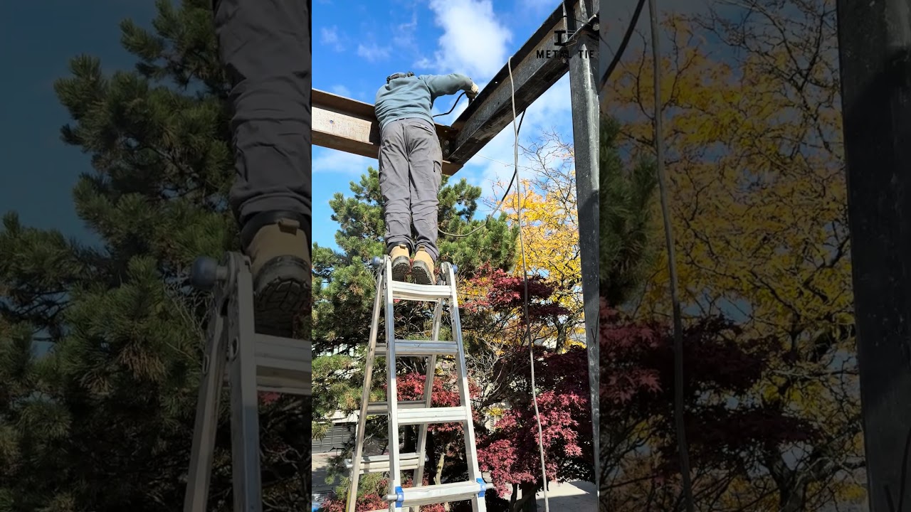 Stick welding corner at beam joint
