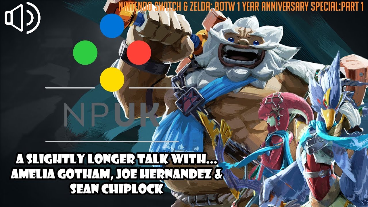 A Slightly Longer Talk with...Amelia Gotham (Mipha), Joe Hernandez (Daruk) & Sean Chiplock (Revali)