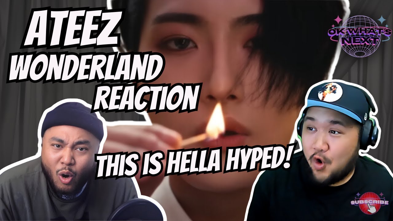 This song got us so HYPED UP! ATEEZ - WONDERLAND - REACTION