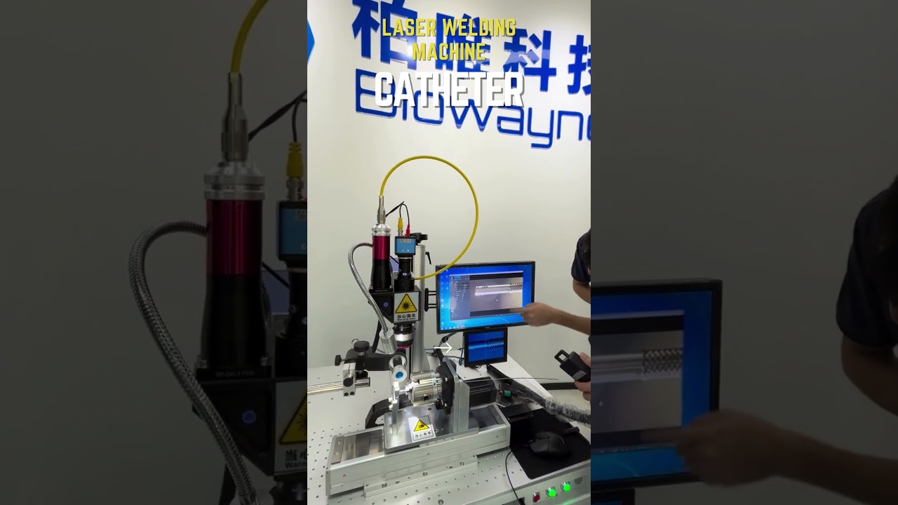 Catheter Pro Laser Welding Machine  #machine #medicaltechnology #weldingmachine #medicaltechnology