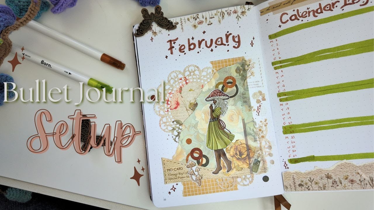 February 2026 Bullet Journal Plan With Me