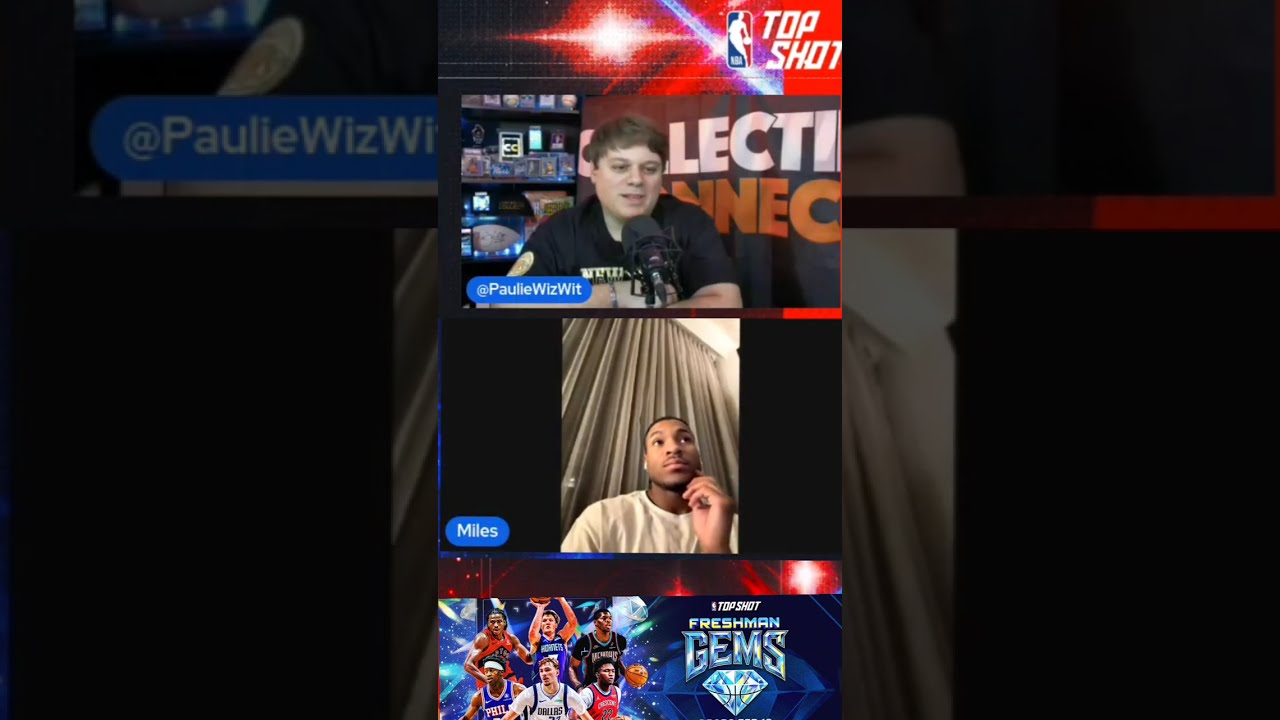 Ripping packs of @NBATopShot with @nyknicks star @deucemcb11 (Deuce McBride)