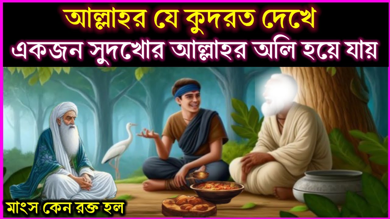 একজন সুদখোরের আল্লাহর ওলী হওয়ার কাহিনী ও মাংস কিভাবে রক্তে পরিণত হয়ে গেল