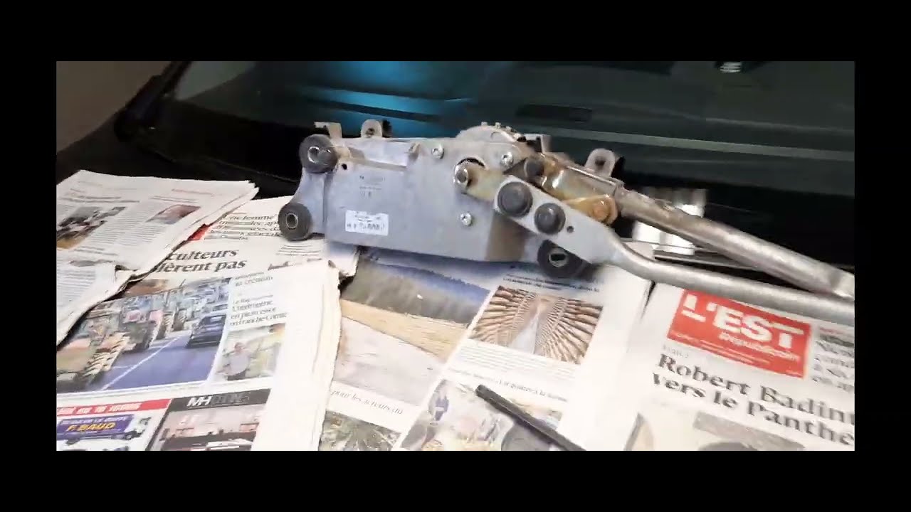 Essuie glace Volkswagen touareg en panne suite au démontage réglage remise au point 0 vcds vag com