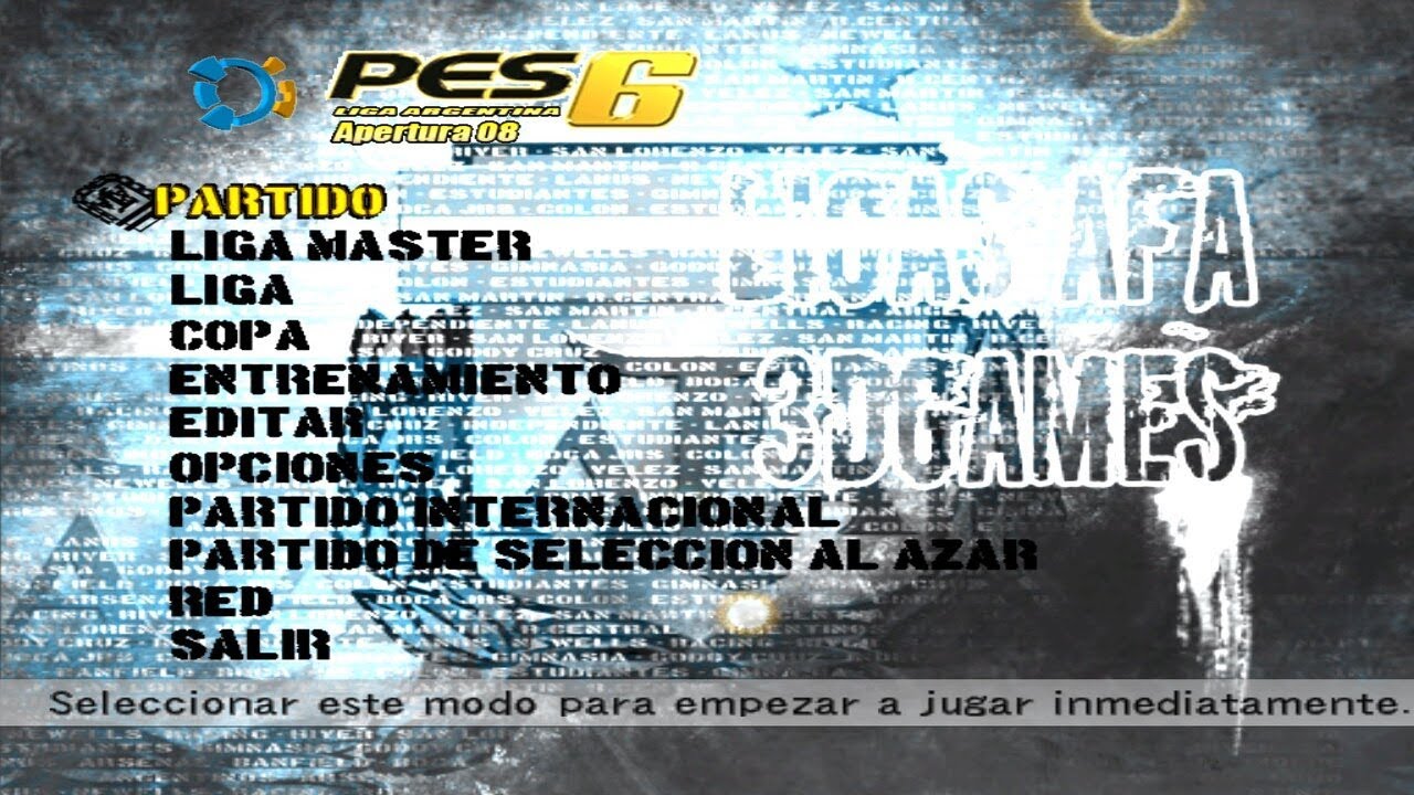 [DESCARGA] 3DGAMES Liga Argentina 2008-2009 (PES 6)