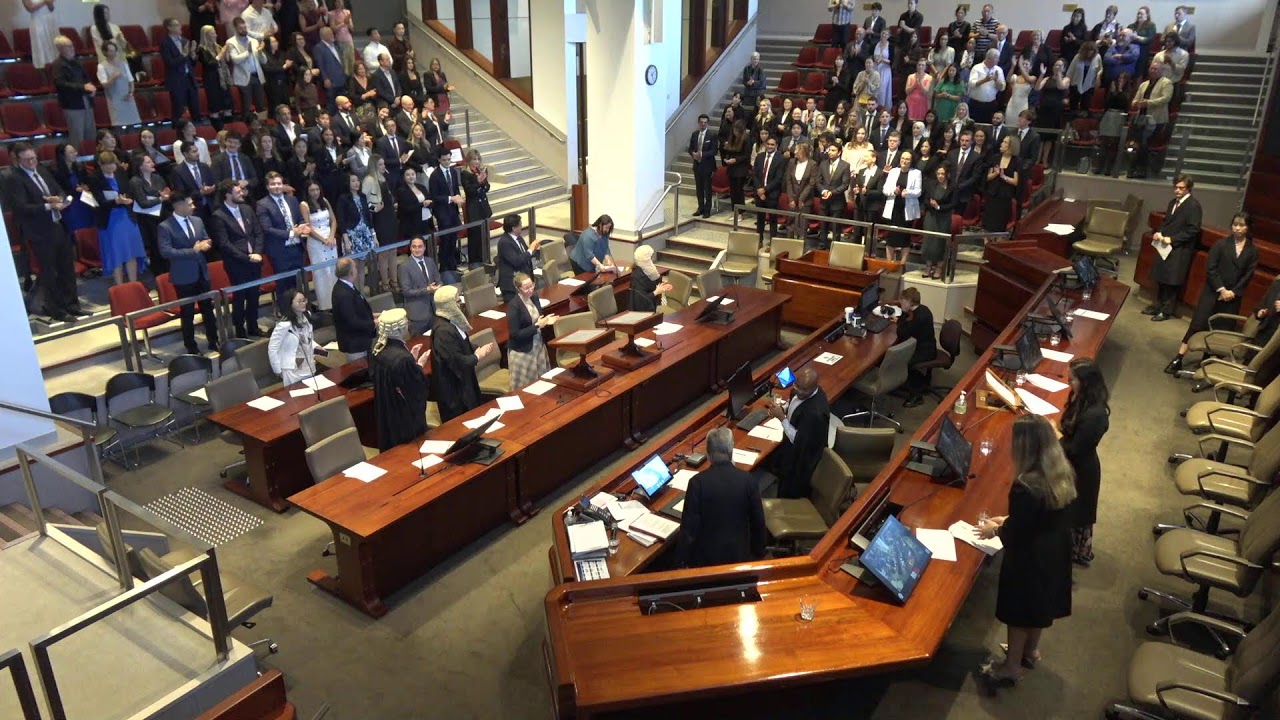 Admission Ceremony for New Lawyers - Friday 13 October - 4:30pm