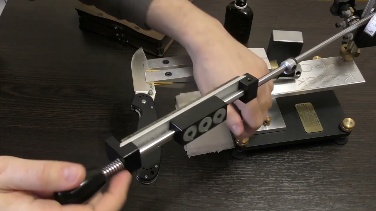 Заточка ножа с перепрофилированием подвода эльборами ALDIM МО.