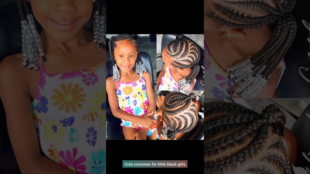 Милые косички для маленьких темнокожих девочек 