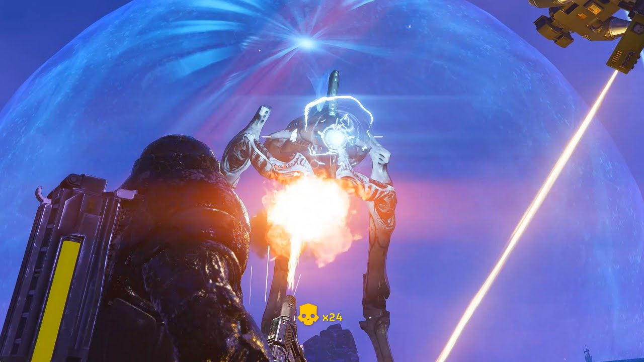 Battle with Illuminate - Super Helldive Difficulty - 4K Quality - Helldivers 2