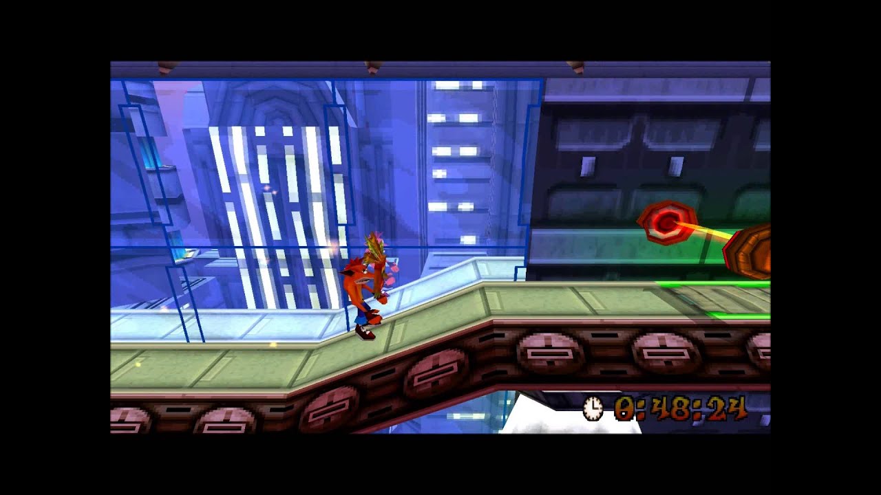 Crash Bandicoot 3: Warped - Level 19: Future Frenzy - Time Trial (Platinum Relic - 01:02:68)