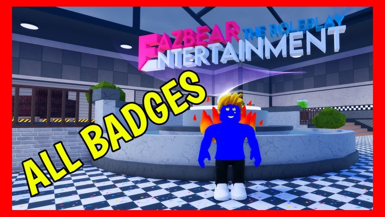 ВСЕ ЗНАЧКИ В FAZBEAR ENTERTAINMENT THE ROLEPLAY 2025 Roblox