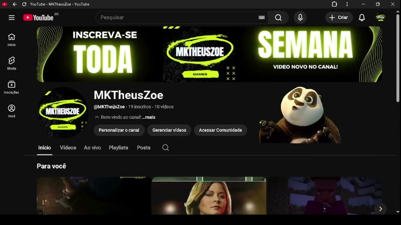O canal mudou! Novo nome, nova identidade 🚀 | MKTheusZoe