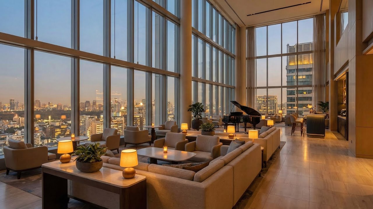 Skyline Atrium 🍸 Airy Midtempo Lounge Groove & Smooth Jazz