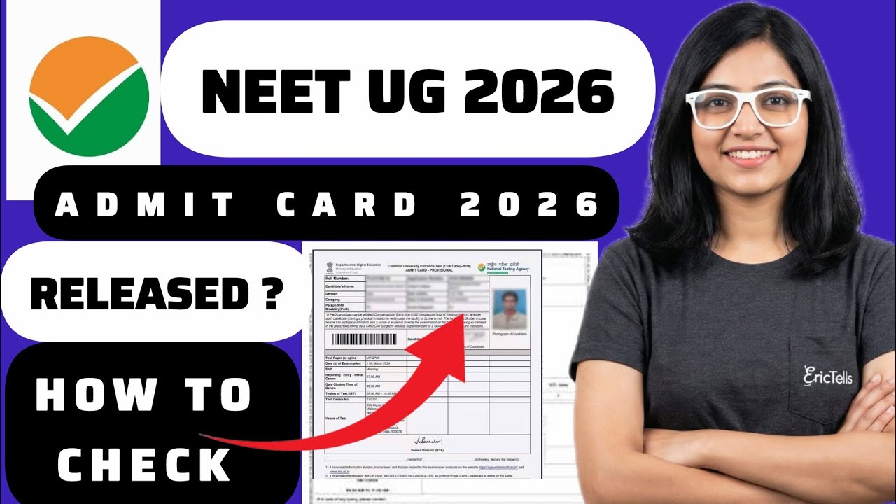 neet ug admit card 2026 | neet ug hall ticket 2026